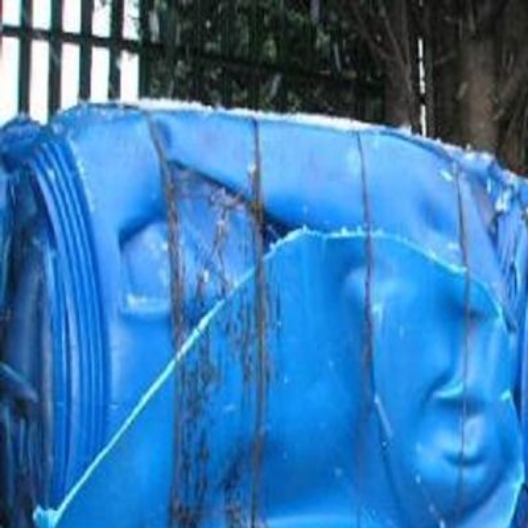 HDPE drums bales